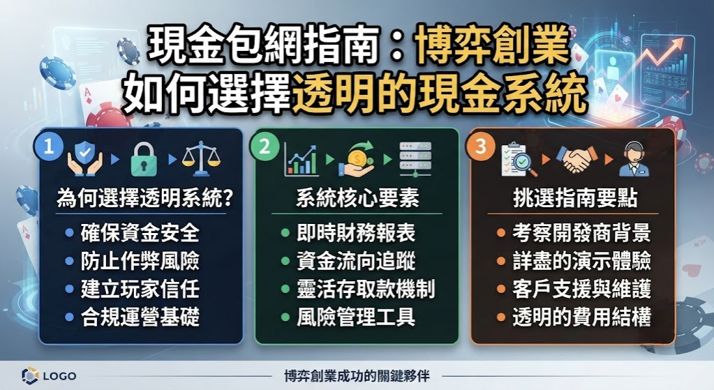博弈創業如何選擇透明的現金系統 博弈創業如何選擇透明的現金系統