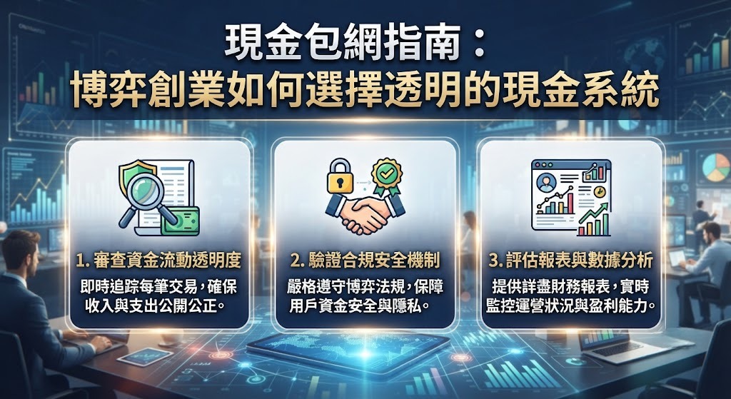博弈創業如何選擇透明的現金系統 博弈創業如何選擇透明的現金系統